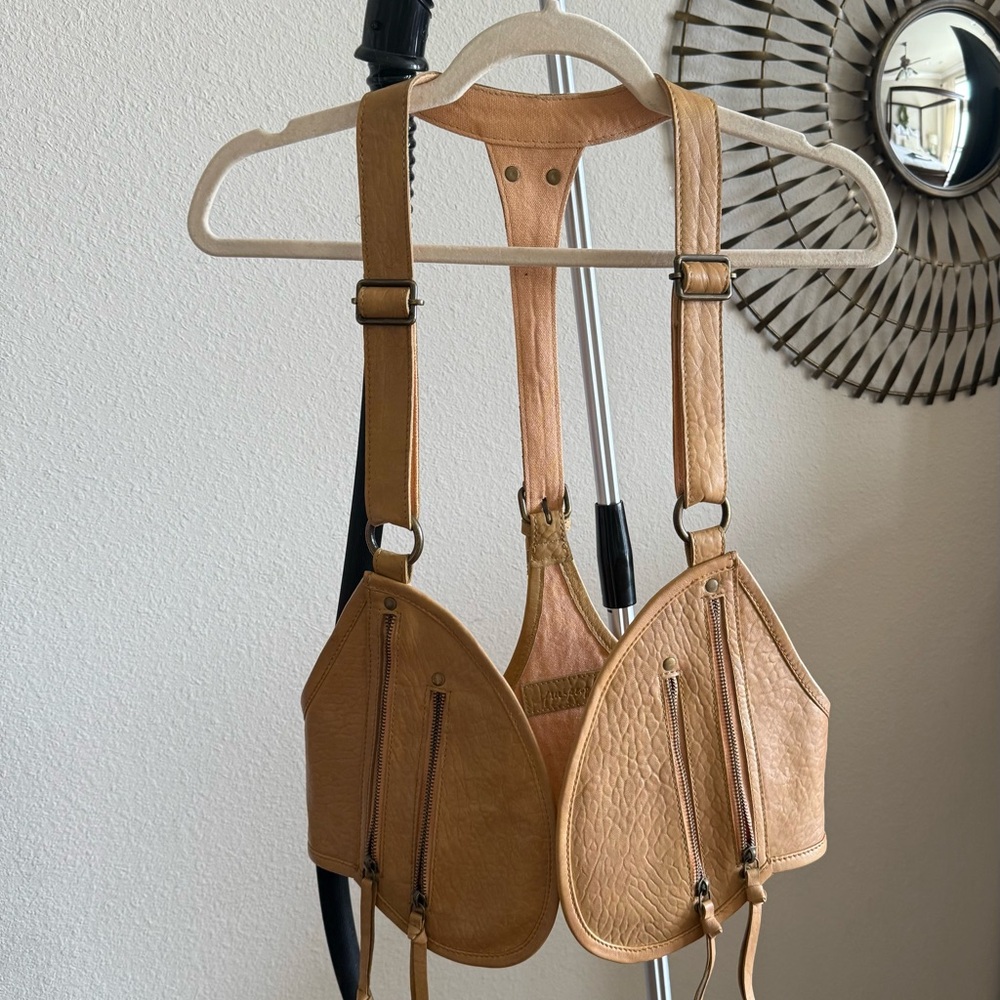 Free People Olympia Leather Harness bag